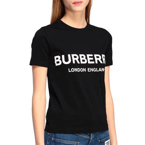 tshirt women burberry|burberry long sleeve shirt women's.